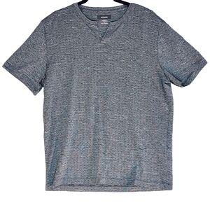 Alfani Men's M Heathered Gray All Season Stretch Basic Casual Tee